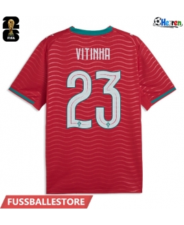 Günstige Portugal Vitinha #23 Heimtrikot WM 2026 Kurzarm
